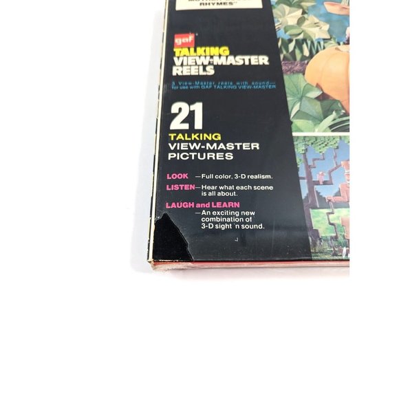 Talking View-Master‎ Mother Goose Rhymes Nursery Childrens AVB410 Sealed Vintage - Picture 3 of 5